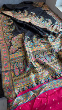 Pure Munga Silk Banarasi Saree with Traditional Meena Weaving