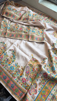 Pure Munga Silk Banarasi Saree with Traditional Meena Weaving