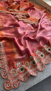 Sunset Peach Coral With Multi-Tone Tissue Finish