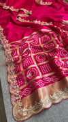 Classic Rani Pink Saree