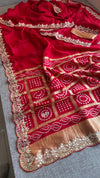 Bridal Red Gold Saree