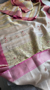 Soft Mint Pink Saree