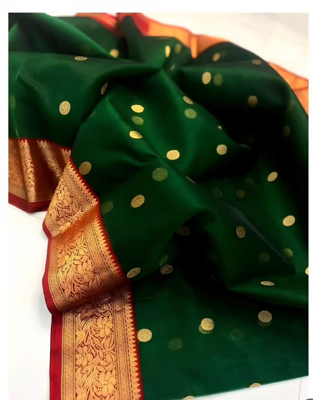 Ghani Butti And Nakshi Zari On Chanderi Katan Organza Silk · 28 Artisan Hours of work · The Virasat Edit