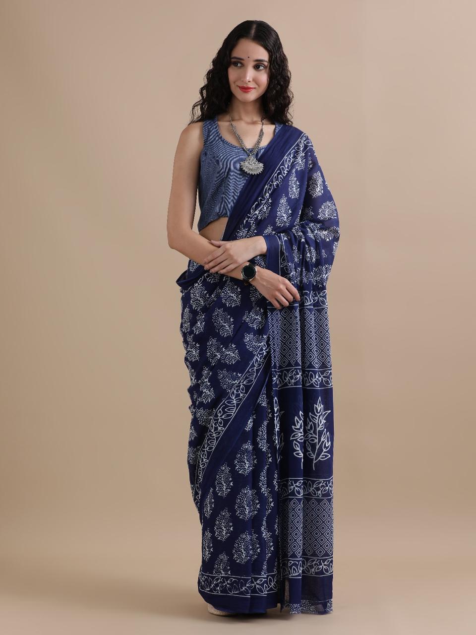 Block Print On Pure Mulmul Cotton · 8 Artisan Hours of work · The Noor Edit