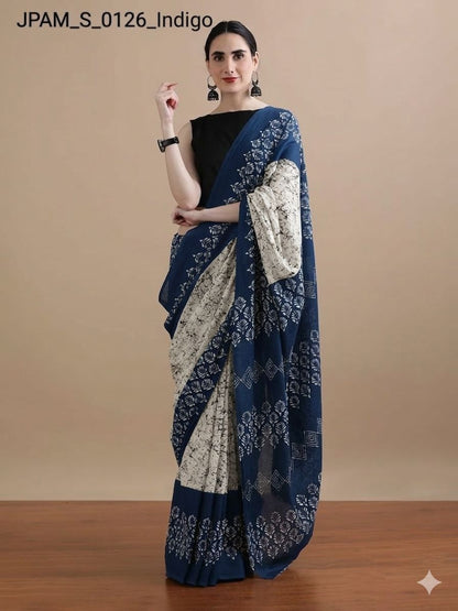 Block Print On Pure Mulmul Cotton · 8 Artisan Hours of work · The Noor Edit