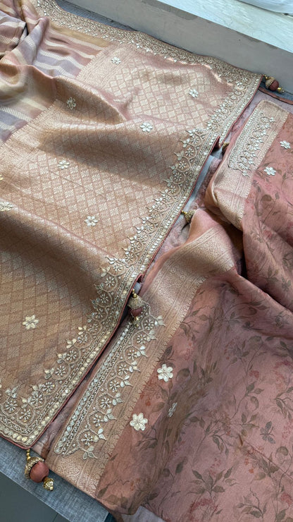 Zardozi Gotta Patti And Kutdana On Munga Silk Banarasi · 78 Artisan Hours of work · The Rajnandini Edit