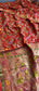 Pure Heavy Khaddi Georgette Saree with Bandhani & Meena Banarasi Weaving