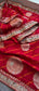Munga Silk Saree with Zardozi & Pearl Embroidery