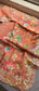 Munga Crepe Silk Saree with Kasab & Gotapatti Detailing