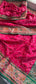 Patola Munga Banarasi Silk Saree with Zardozi & Pearl Work