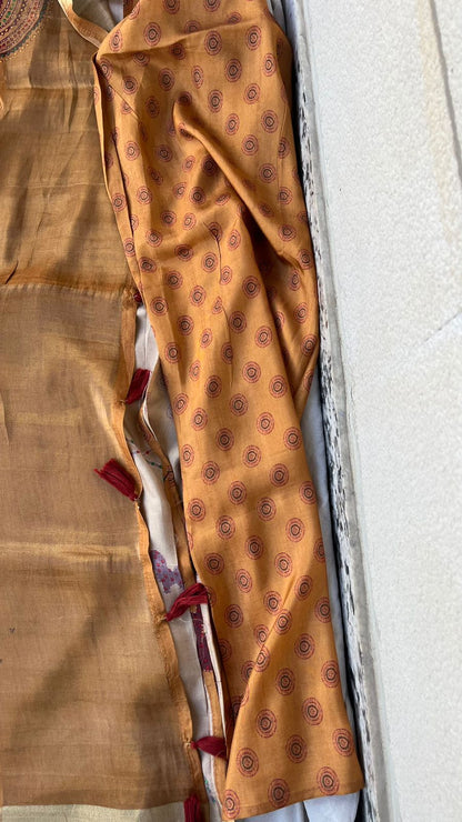 Digital Floral Print On Crepe Silk · 12 Artisan Hours of work · The Nazakat Edit
