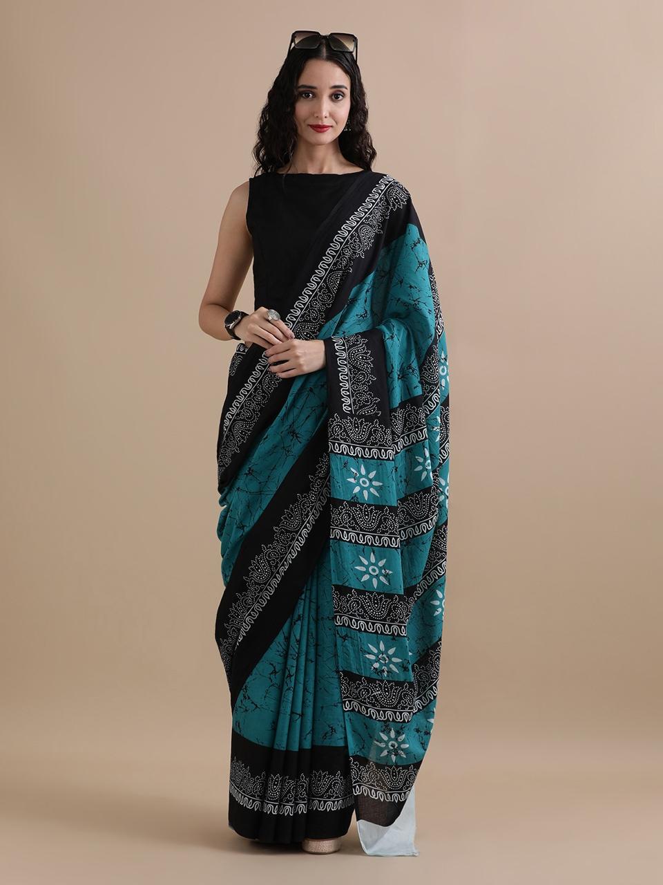 Block Print On Pure Mulmul Cotton · 8 Artisan Hours of work · The Mehfil Edit