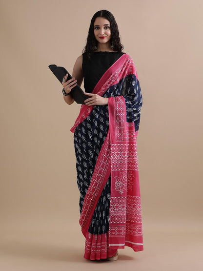 Block Print On Pure Mulmul Cotton · 8 Artisan Hours of work · The Mehfil Edit
