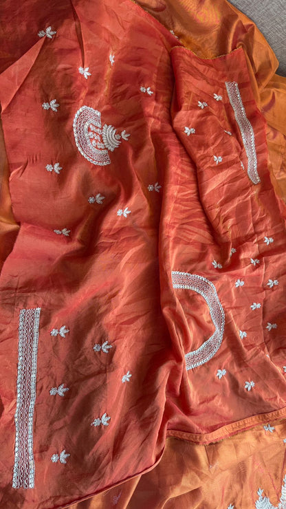 Zardozi Sequins And Pearl On Tissue Silk · 56 Artisan Hours of work · The Shringar Edit