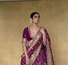 Zari Gotta Patti And Zarkan On Munga Silk Banarasi · 52 Artisan Hours of work · The Mehfil Edit
