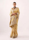 Zardozi Sequins And Pearl On Munga Silk Banarasi · 72 Artisan Hours of work · The Rajnandini Edit
