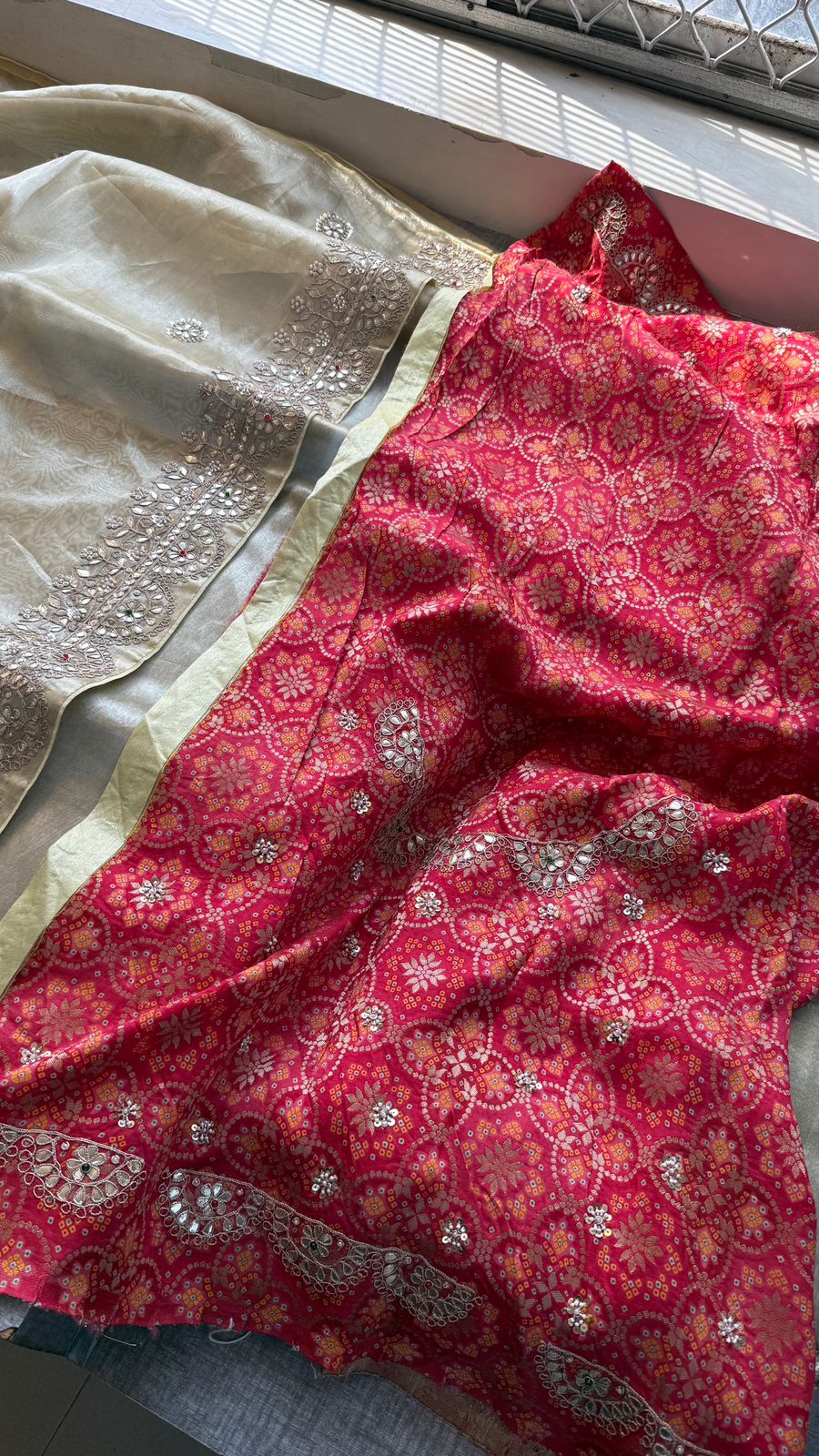 Gotta Patti And Zardozi On Pure Tissue Silk Banarasi · 56 Artisan Hours of work · The Royal Edit